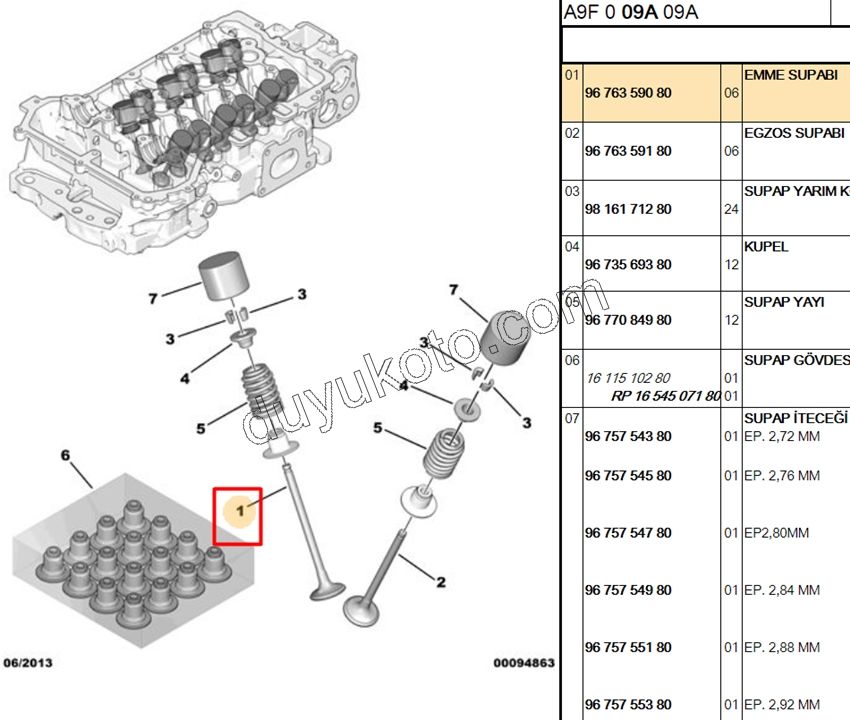 SUBAP EMME X6 AD EB2M EB2F