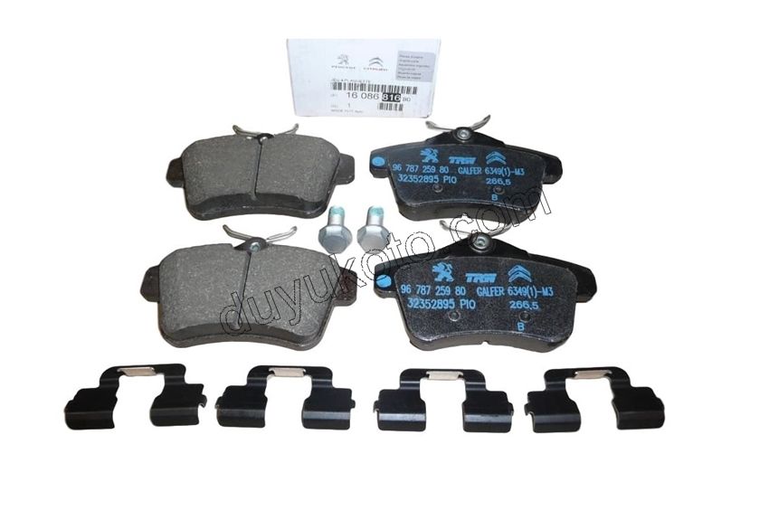 Fren Balatası Arka Tk P3081 RCZ C42 DS4