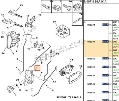 KILIT KAPI IC ON R PRT1 MAN