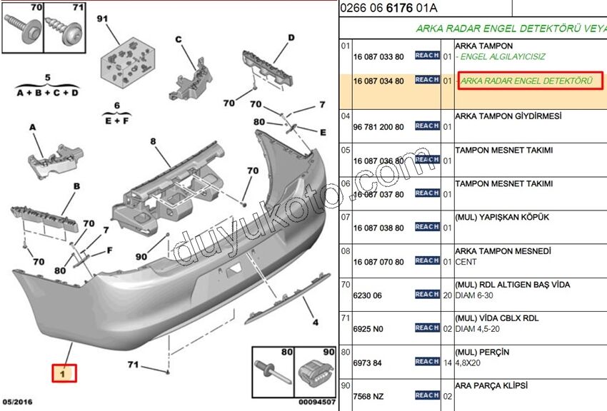 TAMPON ARKA CELY PARK SENS+