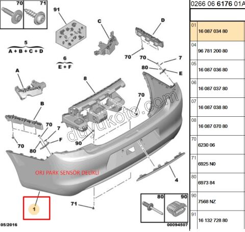 TAMPON ARKA CELY PARK SENS+