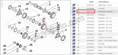 RULMAN MASURA DB3 DCT3MQ 2024>