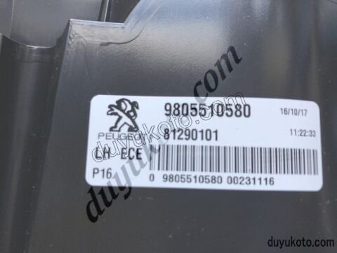 Peugeot 3008 5008 Stop Lambası Sol Dış (Çamurlukta) 2015/2020