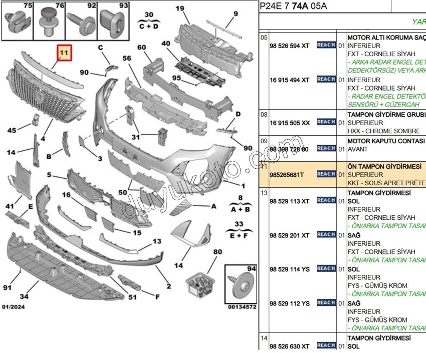 CITA ON PANJUR UST P20082MQ 3LED
