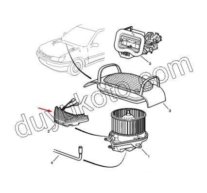 REZISTANS KALORIFER P306 Klimalı