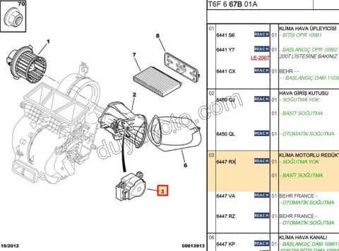 MOTOR KALORIFEER KAPAK P307 C41 MAN AC