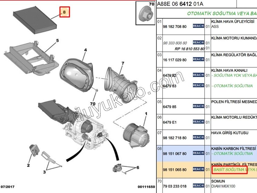 Polen Filtresi C3AIR GROSLANDX STD