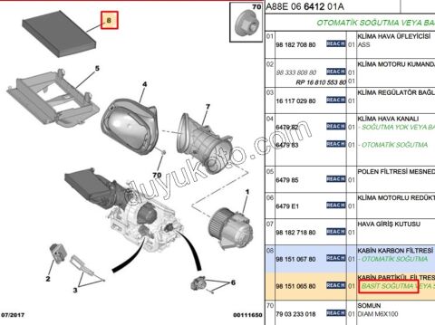 Polen Filtresi C3AIR GROSLANDX STD