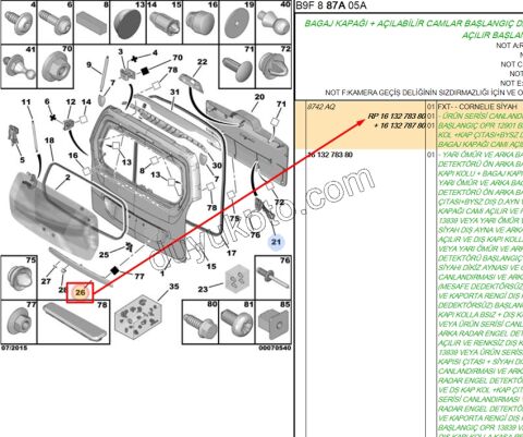 PLAKA UNITESI PRT3 1P