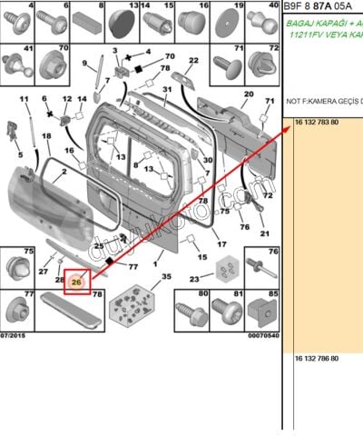 PLAKA UNITESI PRT3 1P
