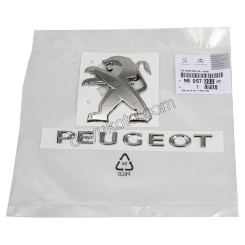 ARMA ASLAN + PEUGEOT YAZI BAGAJ KAPAK P3082