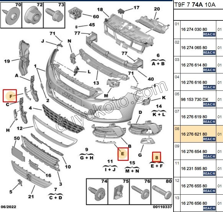 KROM CERCEVE SIS FAR TK P3082