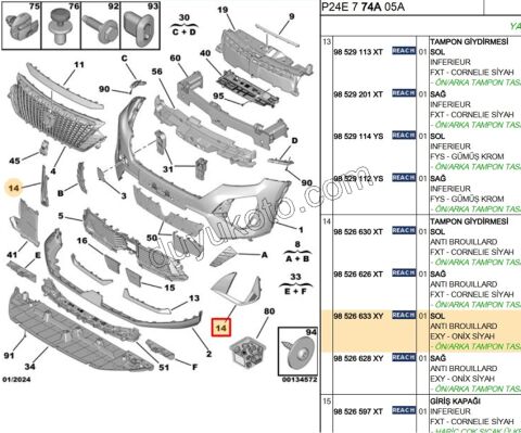 CERCEVE ON TAMPON 3LED L P20082MQ ONIX SIYAH