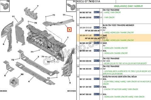 TRAVERS BAGLANTI SACI