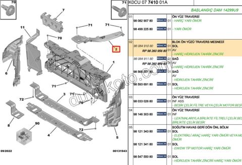 TRAVERS BAGLANTI SACI