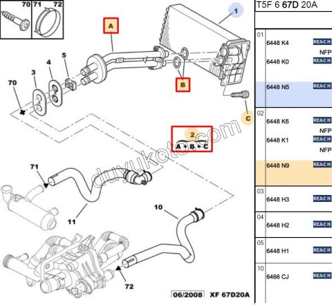 BORU KALORIFER RADYATOR 2LI P3072 C41MQ