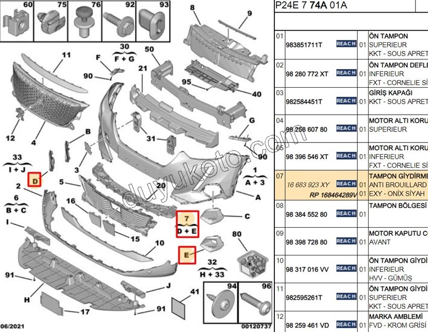 CERCEVE TK SIS FAR P20082 SIS+ PARLAK SIYAH