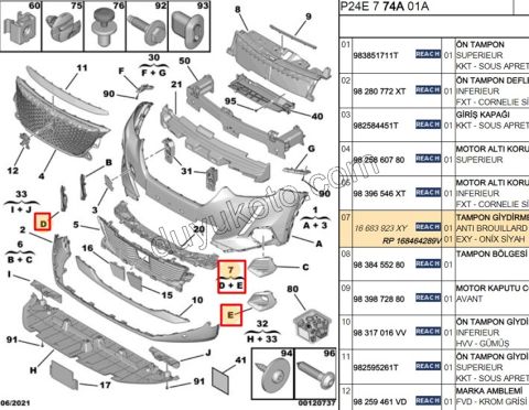 CERCEVE TK SIS FAR P20082 SIS+ PARLAK SIYAH