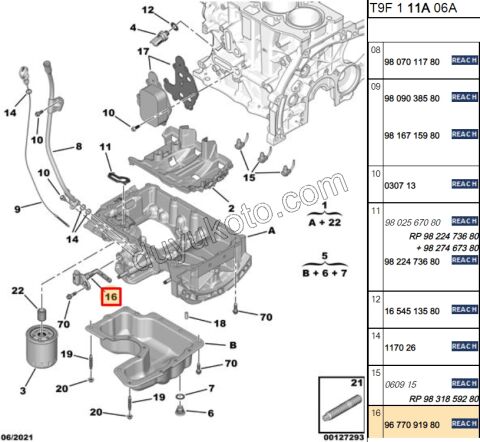 SENSOR MUSUR YAG SICAKLIK ALGILAYICI 1.2CC 130HP