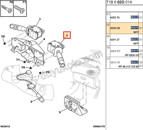 SILGI KUMANDA KOLU ACS+ P106 PRT1 P206