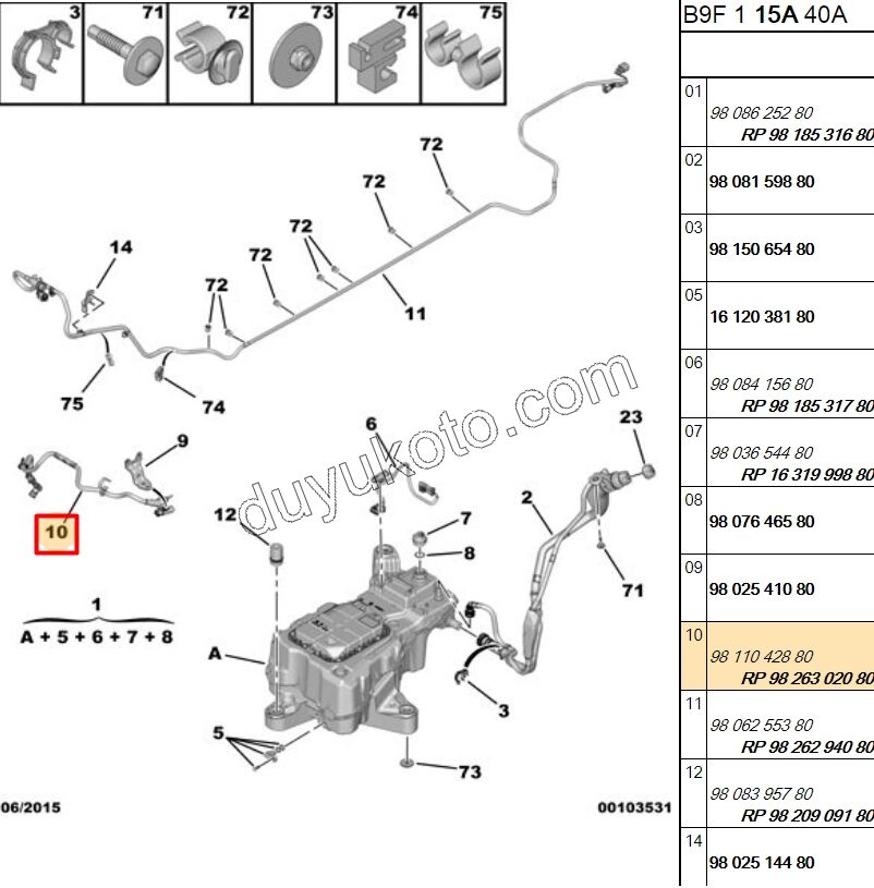 Adblue Yakıt Basınç Borusu 1.6HDİ Euro6 D