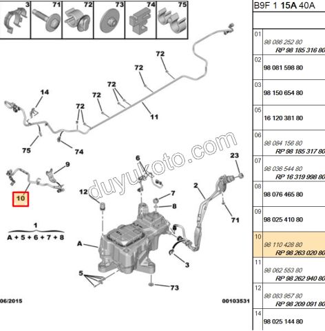 Adblue Yakıt Basınç Borusu 1.6HDİ Euro6 D