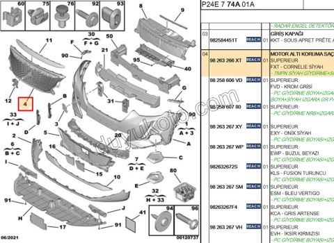 PANJUR ON IZGARA P20082 SIYAH