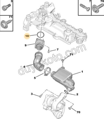 CONTA ORING DOZOR EMME MAN REKOR UST GIRIS YM 1.4HDİ Euro4 02/11