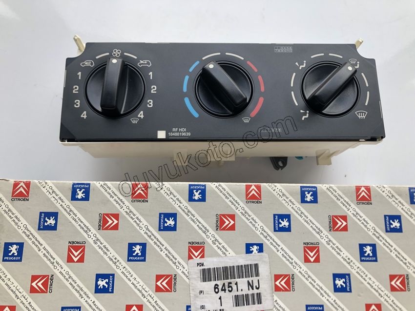 Kalorifer (Klima) Kumanda Paneli PRT2 Klimalı 2.0HDI 8V