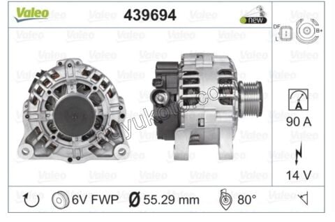 ALTERNATOR Klimalı PRT2 BXR2 DW10 8V
