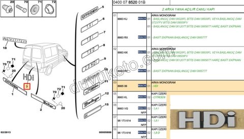 YAZI HDI BR2 SIYAH GRI