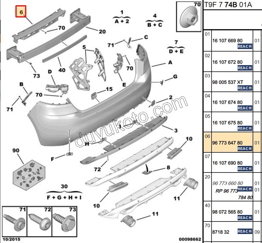 DARBE EMICI ARKA TAMPON P3082