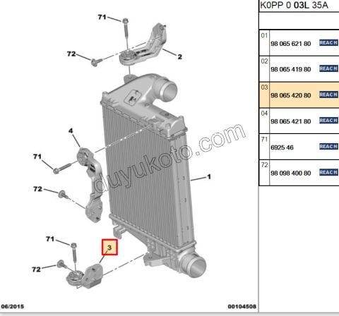 AYAK TURBO RADYATOR BAGLANTI ALT EXP4 DW10FD