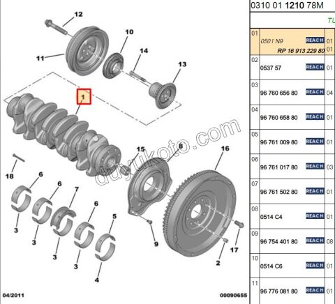 Krank Mili BXR3 2.2