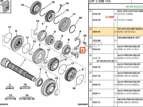 CIVATA KAMALI MIL BXR3 DIAM 12X125-59,2