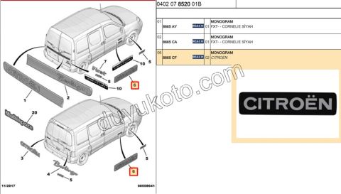 YAZI CITROEN BR2