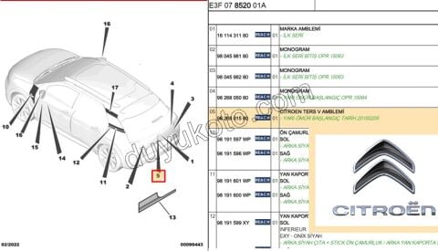 ARMA CAVUS + CITROEN BAGAJ CCTMQ