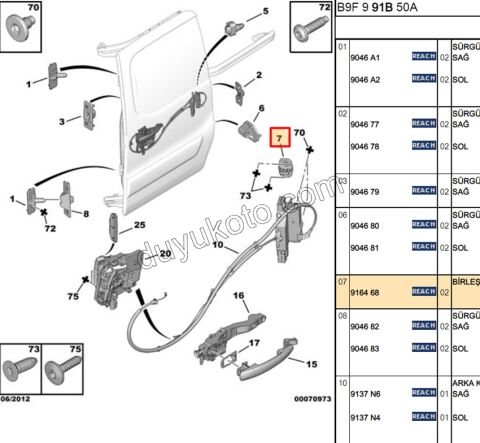 KARSILIK SURGULU KAPI KILIT ARKA PRT3 EXP3