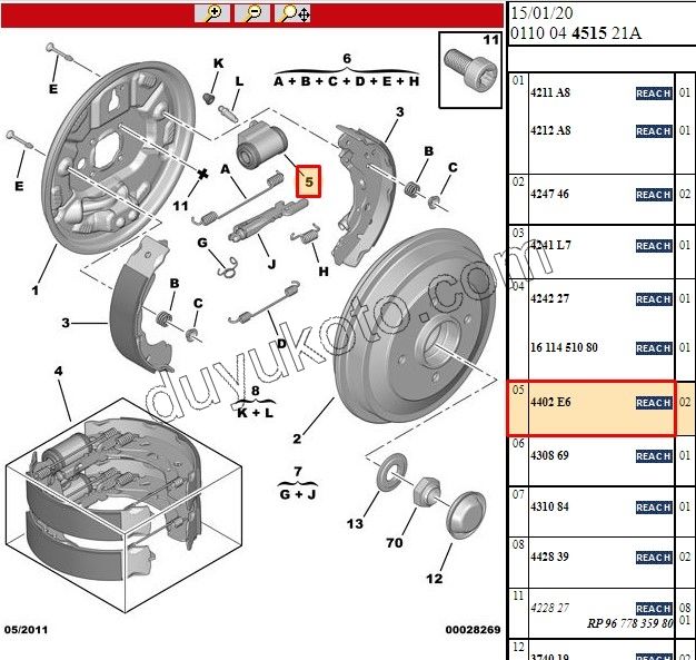 Arka Teker Fren Silindiri C31