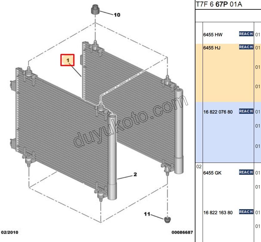 Klima Radyatörü P30081