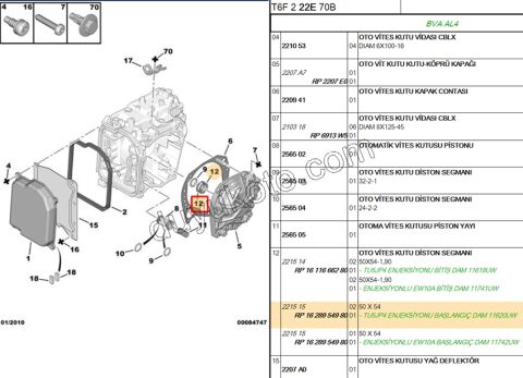 SEGMAN TEFLON OTOM SANZ AL4 X 2AD 50X54