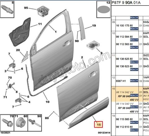 CITA SUS KAPI ON L P30082 P50082 KROM+