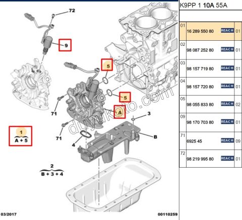 POMPA YAG 1.5HDİ Euro6