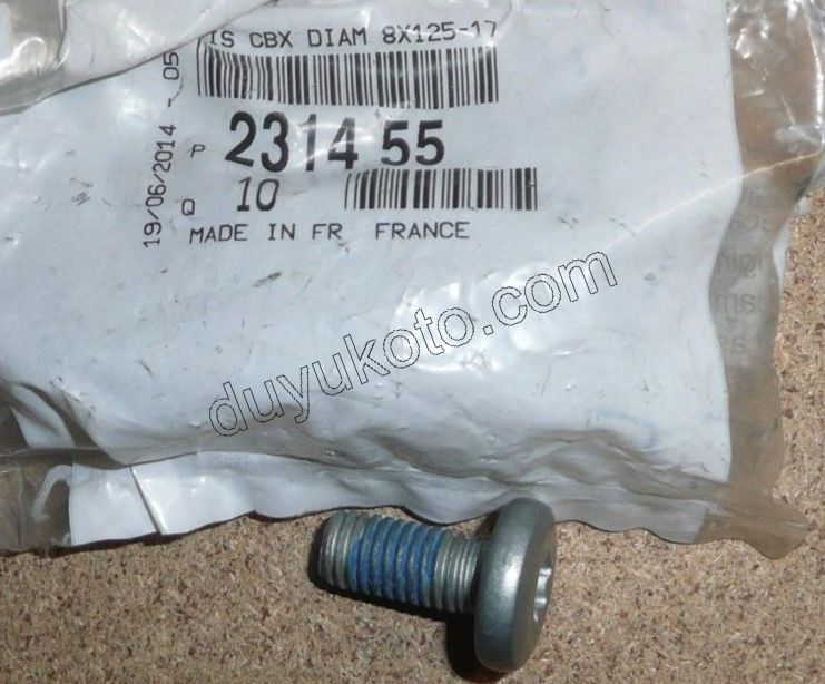 CIVATA SANZIMAN VOLAN DIAM 8X125-17