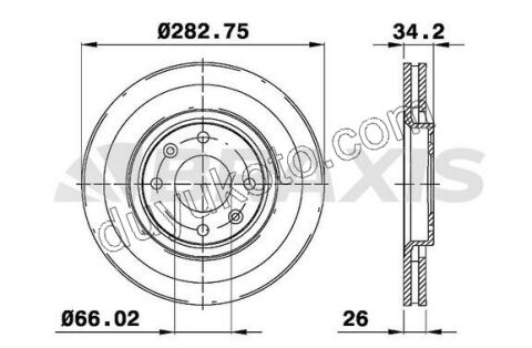 Ön Fren Diski Takım PRT3 P307 P3081 P50081 16JANT