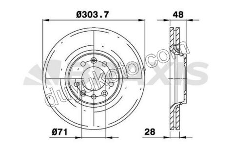 2019> Partner Rifter Berlingo Combo Doblo Proace City Ön Fren Diski Takım P5081