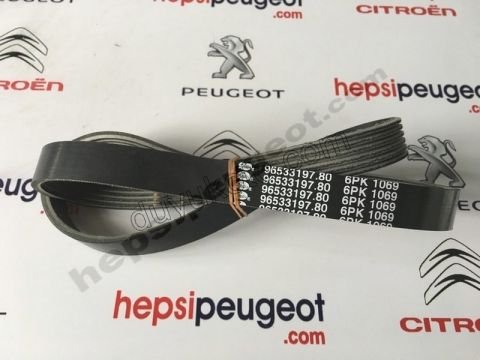 Alternatör V kayışı 6PK1069 ET3J4 1.6İ 16V Benzinli P307