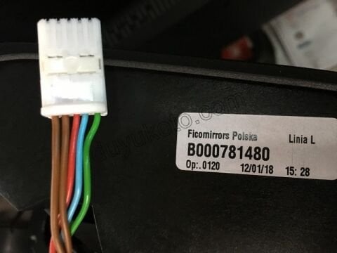 Peugeot 108 Citroen C1 Dikiz Aynası Sol Elektirikli (Kapaksız) 2014/2022