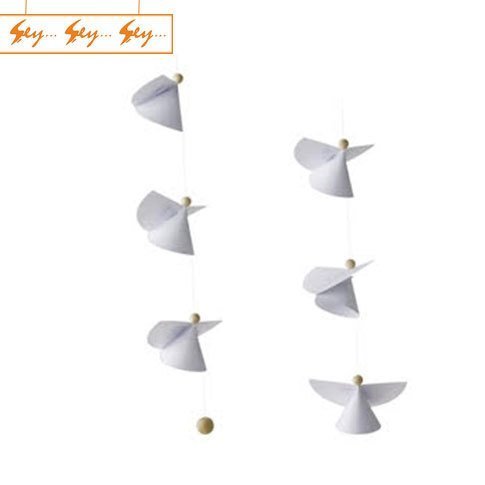 Flensted Mobiles - Guardian Angels 6 - Melek Tasarımlı Dekoratif Tavan Süsü