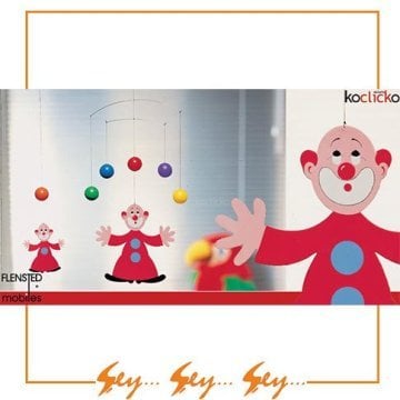 Flensted Mobiles - Jugglers - Palyaço Tasarımlı Dekoratif Tavan Süsü